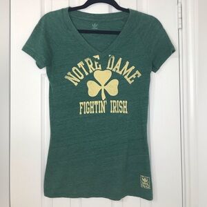 Adidas Green Notre Dame Fightin' Irish Tee